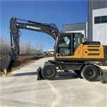 15 tonna vökvadrifna stór gröfu á hjólum